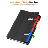 Usine En Gros De Luxe En Cuir PU Tri-Fold Stand Smart Flip 8.7 Pouces Tablette Couverture pour 2024 Xiaomi Redmi Pad SE Cas