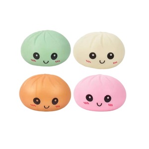 Hot Selling Cute Steamed Bun Stress Relieving Toy Glitter Dumpling Soft <b>Squishy</b> Texture Slow Rebound Ideal for Fidget Play Toys - Product Image 5