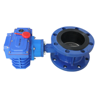 RDNT katup kupu-kupu Flanged listrik industri D941X-16QB3 EPDM disegel