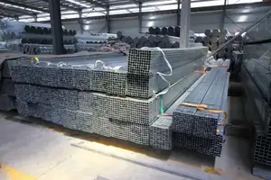 Galvanized Rectangular Hollow Section Pre Galvanized Steel Hollow Section 100x100x5 Mm Galvanized Square Hollow Section