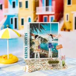 24 Adesivi per Confezione Serie Spiaggia Tema Vacanze al <span class=keywords><strong>Mare</strong></span> Materiale Doppio Autoadesivo Fustellato per Decorazione Quaderni e Storyboard - Product Image 4