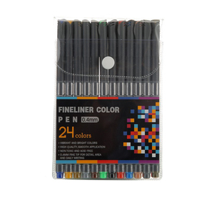 Barril de 100 colores, juego de delineador de 0,4mm, rotulador para estudiantes y niños, marcadores de dibujo artístico Posca, Color negro - Product Image 5