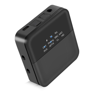 Nuovo arrivo 2020 nuovo 2 in 1 <span class=keywords><strong>Bluetooth</strong></span> ricevitore 5.0 trasmettitore Aptx bassa latenza CSR8675 adattatore Wireless per TV PC altoparlante - Product Image 1