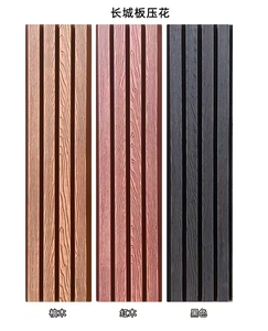 Gran revestimiento de pared Interior/Exterior 3D, paneles de cubierta WPC grises, revestimiento de pared Exterior decorativo hecho de plástico duradero - Product Image 5