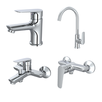 Robinet de douche Yuson série 3406 ZINC + PPA, robinet chromé pour salle de bain et cuisine