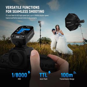 NEEWER QZ-S TTL ตัวส่งสัญญาณแฟลชไร้สายสำหรับกล้องนิคอน <span class=keywords><strong>Z3</strong></span> Z2PRO Z2II Z2 Z880 Q6 Q4 Q300 - Product Image 5