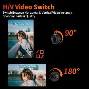 กล้องมินิบันทึกวิดีโอ 4K พร้อมหน้าจอ WiFi ที่ปลอดภัย สำหรับการถ่ายวิดีโอบล็อก การเดินทาง และกีฬา - Product Image 6