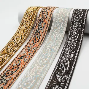 Aangepaste 4 Kleur Polyester Webbing Riem Schouderriem Groothandel Jacquard Schoudertas Riem