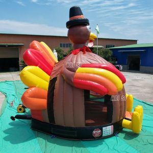 <span class=keywords><strong>Castello</strong></span> Gonfiabile a Tema Tacchino con Scivolo e Decorazioni per il Ringraziamento, con Soffiatore d'Aria Incluso - Product Image 2