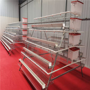 Jaula para <span class=keywords><strong>Gallinas</strong></span> Ponedoras <span class=keywords><strong>de</strong></span> Cría Ecológica, Jaula <span class=keywords><strong>de</strong></span> Alambre Galvanizado <span class=keywords><strong>de</strong></span> 3-4 Niveles, con Control Ambiental - Product Image 4