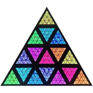 16x30W COB RGB LED Panneau lumineux matriciel <span class=keywords><strong>Lyre</strong></span> disco de scène blanc chaud <span class=keywords><strong>en</strong></span> forme de triangle pour lumières de projection d'entrepôt - Product Image 3
