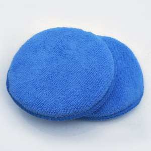 Esponja de microfibra para limpieza de autos, 5 pulgadas, azul real, almohadilla duradera para encerar, pulir y aplicar revestimiento cerámico - Product Image 1