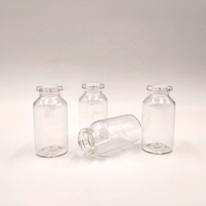 Flacons d'injection en verre stériles moulés transparents de 50ml 100ml pour antibiotiques - Product Image 4