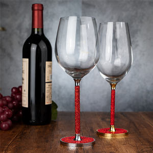 Potence en métal rose luxe fait main diamant verres à vin rouge <span class=keywords><strong>gobelet</strong></span> - Product Image 4