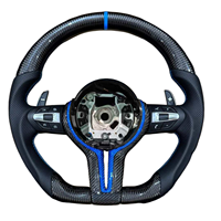 Volant de direction automobile en fibre de carbone pour BMW F10 F11 F15 F25 F30 F32 M3 F80 M4 F82 M2 M5 F90 E70 E90, accessoires automobiles