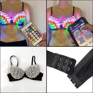 Ropa Interior Brillante para Colgar en el Cuello, Sexy y Colorida, con Luces Intermitentes, para Mujer, para Fiestas, Discotecas, Festivales, Actuaciones, Accesorios Divertidos - Product Image 6