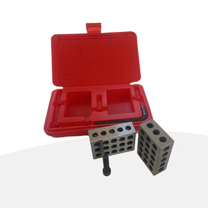2pcs Wholesale Precision Parallel Clamping <strong>Blocks</strong> 23-Hole Steel 1/2/3 Inch Square Ruler Tool for Metalworking - Product Image 4