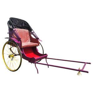 Prix d'usine – Rickshaw japonais violet à deux places, tiré à la main - Product Image 1