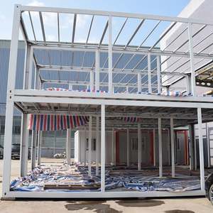 2024ニュージーランド20フィートコンテナハウス取り外し可能なプレハブモバイルホームオフィス小さな家2つのフローリング - Product Image 3