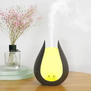 Diffuser Minyak Esensial 200Ml, Penyebar Aromaterapi, Pelembap Udara, Diffuser Kayu Elektrik