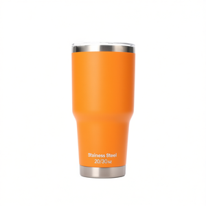 OEM Stainless Steel Vacuum Tumbler 20/30oz Double Wall Insulated LED Temperature Display BPA Free Leakproof <b>Lid</b> Travel Hiking - Product Image 1