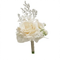 Rangkaian Bunga Kain Buatan untuk Pernikahan, Perayaan Bisnis & Upacara Pembukaan, Boutonnieres, Corsage