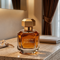 Parfum Oud Ambré Classique avec Logo Personnalisé, Parfum à Marque Privée, Senteur Patchouli, Parfum EDP Longue Durée pour les Événements d'Anniversaire