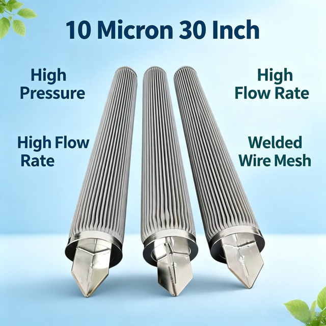 Customizable 5/15/75 Micron 20 Inch Replacement Replacement Hydraulic Oil Filter element for Liquid Pre-filtration