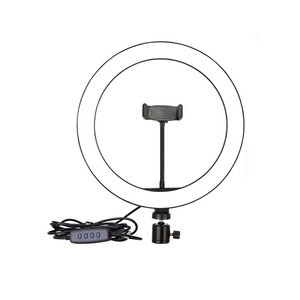 Anneau lumineux <span class=keywords><strong>Led</strong></span> 10 "/26cm, avec trépied, <span class=keywords><strong>lampe</strong></span>, éclairage annulaire <span class=keywords><strong>pour</strong></span> photographie, <span class=keywords><strong>vidéo</strong></span> Youtube, téléphone - Product Image 5