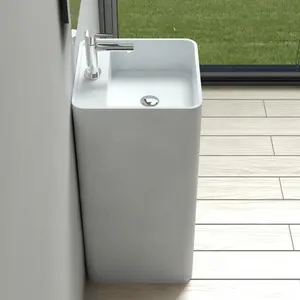 New Style Poly Stone Sink,Bathroom Freestanding Hand Wash Basin PW57