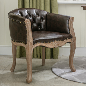 Sofá <span class=keywords><strong>de</strong></span> un solo asiento <span class=keywords><strong>de</strong></span> estilo rural americano, silla <span class=keywords><strong>de</strong></span> sala <span class=keywords><strong>de</strong></span> estar, sillón <span class=keywords><strong>de</strong></span> madera clásico europeo <span class=keywords><strong>de</strong></span> alta calidad - Product Image 1