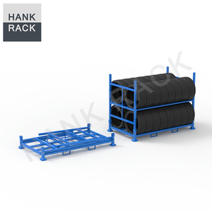 Warehouse Cargo Storage Stacking Racks <strong>Folding</strong> Rack Shelves System Tire <strong>Shelving</strong> - Product Image 5