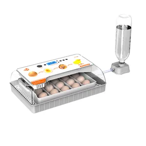 Good Quantity 20 Mini Chicken Egg Incubator Digital Control With Led Egg Testing For Home