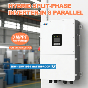 UNC SA Version 12000W Système Solaire Hybride Intelligent 120V/240V On/Off Grid 51.2V/48V 3MPPT Onde Sinusoïdale Pure IP65 50Hz/60Hz - Product Image 4