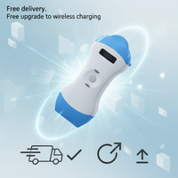 Sonda de Ultrasonido Veterinaria Inalámbrica 3 en 1, Portátil, de Doble Cabezal, con Wifi, Precio de Fábrica para Hospitales