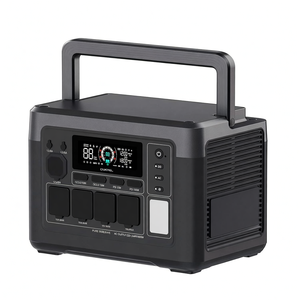 Solar 1800W 110V/220V Pure Sine Wave <b>Backup</b> Storage <b>Battery</b> 1024Wh Portable Station MPPT Solar Car Air Compressor - Product Image 1