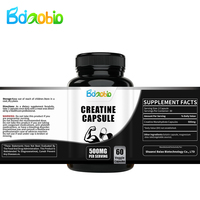 Capsules de créatine en marque privée OEM 500 mg Complément alimentaire avec vitamines Capsules de créatine monohydrate