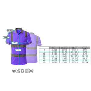 PersonalizableEngineering Mining Mechanic Industrial Workwear Work Cloth Camiseta DE SEGURIDAD Work UV Fluorescent Shirt - Product Image 4