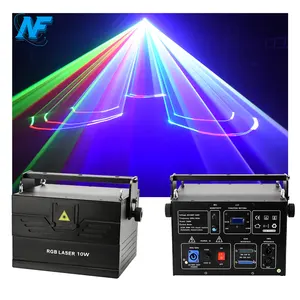 RGB 3000mw mini dj lazer animasyon gösterisi dmx disko lazer ışığı projektör