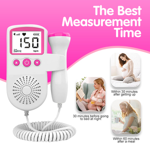 Logo Oem Digital genggam Monitor jantung bayi Ultrasound <span class=keywords><strong>Doppler</strong></span> jantung janin - Product Image 5