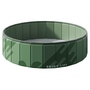 <span class=keywords><strong>Piscine</strong></span> à balles en PVC vert forêt pour enfants, <span class=keywords><strong>piscine</strong></span> océanique pliable pour enfants, jouets pour garçons et filles, clôture pour bébé, ENJOY LIFE Text - Product Image 1