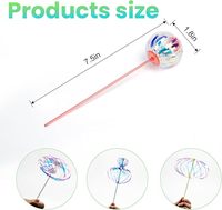 Großhandel Regenbogen-Drehstab Regenbogen-Spinner-Spielzeug Regenbogen-Drehkreisel-Blasenstab Bunter Zauberstab für Partys und Festivals