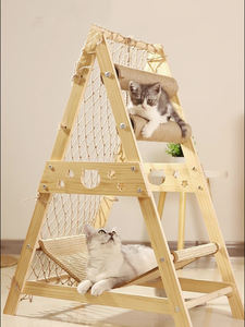 New Large Pet Crawl Kletter rahmen Massivholz <span class=keywords><strong>Cat</strong></span> Grab Column <span class=keywords><strong>Cat</strong></span> Nest <span class=keywords><strong>Tree</strong></span> Umfassende Lieferungen - Product Image 4