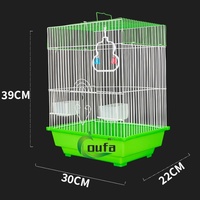 Vente directe d'usine, nouvelle conception, nichoir à oiseaux élégant, durable, facile à assembler, petit, léger, pour l'extérieur, cage à oiseaux