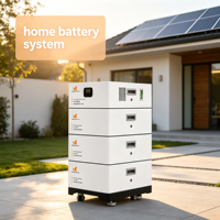 Système de stockage tout-en-un Plug and Play avec onduleur solaire hybride 5KW + batterie LiFePO4 51.2V 300Ah pour la maison et le bureau
