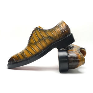 Zapatos Oxford de Cuero Genuino de Alta Calidad para Hombre, con Punta Cuadrada, Antideslizantes, Modelo JiuZhou C1-5-11, Ideales para Fiestas - Product Image 4