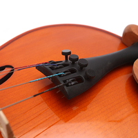 Nouvelle annonce populaire prenant en charge les cordes de violon Alice arrière et latérale en érable assaisonné personnalisées avec étui en forme