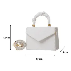 Bolso Bandolera para Mujer Fana, Rojo, PU, Patrón Geométrico, Cierre de Cremallera, Estilo Vintage, Correa Única, Impermeable, Uso Diario - Product Image 3