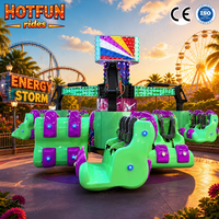 Équipement de manèges de carnaval personnalisés, manège Energy Storm à 32/40 places pour parc d'attractions