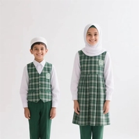 Ensemble d'uniformes personnalisés OEM en gros pour enfants de maternelle, primaire, collège, lycée et université, uniformes musulmans